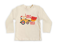 Valentine’s Day Baby Shirt, I Dig You Valentine Gift