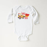 Valentine’s Day Baby Shirt, I Dig You Valentine Gift