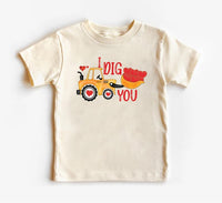 Valentine’s Day Baby Shirt, I Dig You Valentine Gift