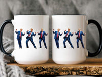 Trump Dance Mug, Funny Dancing Trump Coffee Cup