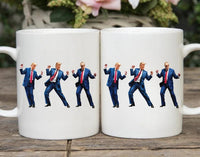 Trump Dance Mug, Funny Dancing Trump Coffee Cup