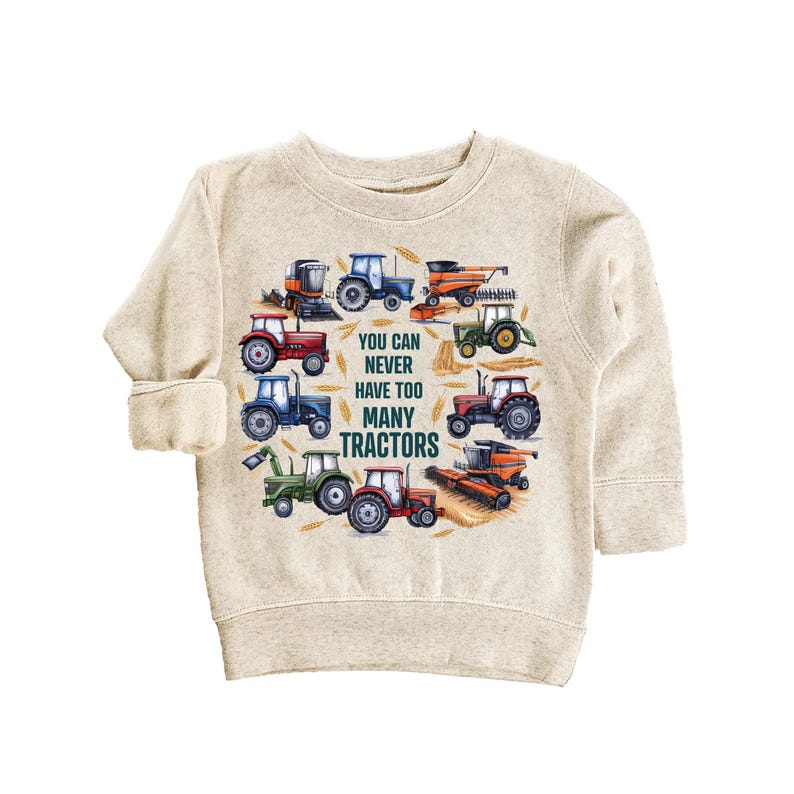 You Can Never Have Too Many Tractors Baby Bodysuit, Tractor Outfit