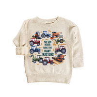 You Can Never Have Too Many Tractors Baby Bodysuit, Tractor Outfit