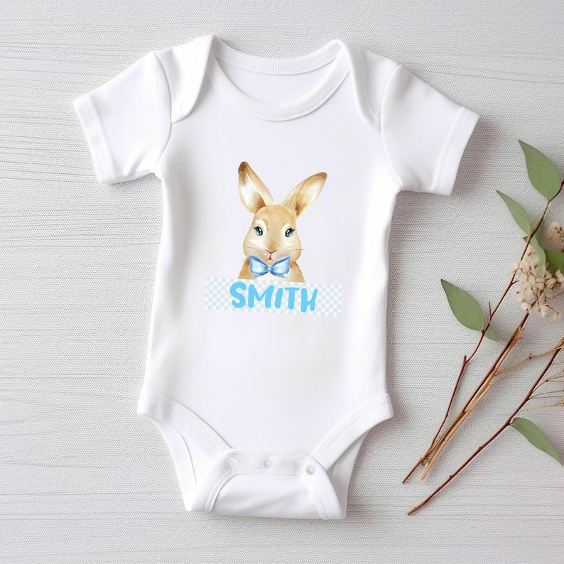 Personalized Boys Easter Baby Sweatshirt, Spring Outfit for Boys