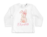 Personalized Girls Easter Baby Sweatshirt, Spring Outfit for Girls