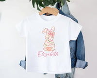 Personalized Girls Easter Baby Sweatshirt, Spring Outfit for Girls