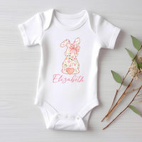 Personalized Girls Easter Baby Sweatshirt, Spring Outfit for Girls