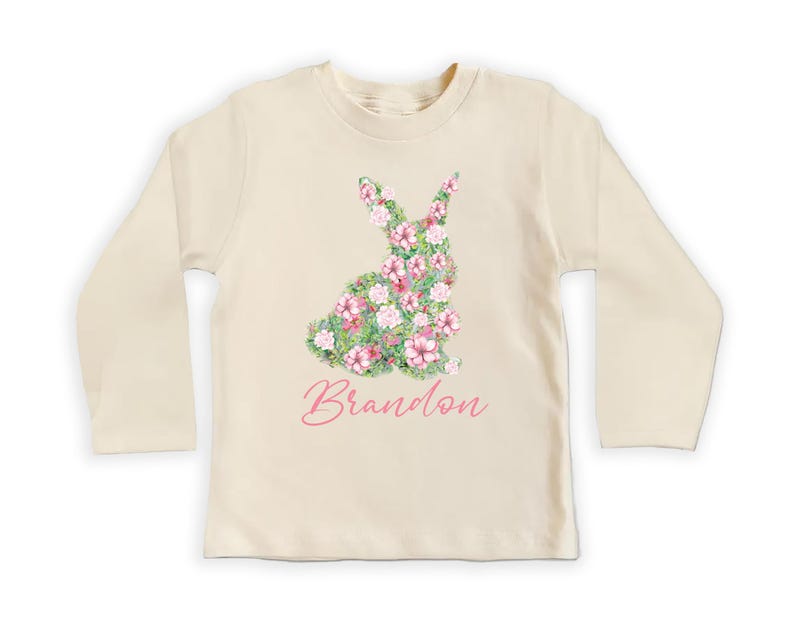 Personalized Girls Easter Baby Sweatshirt, Spring Outfit for Girls