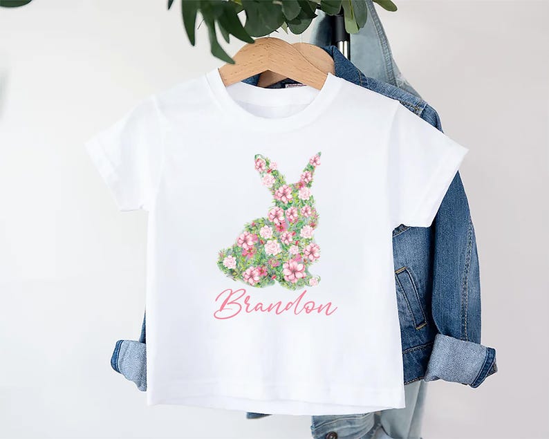 Personalized Girls Easter Baby Sweatshirt, Spring Outfit for Girls