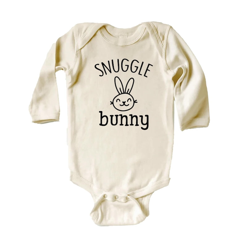 Snuggle Bunny Baby Bodysuit, Sweet Easter Outfit