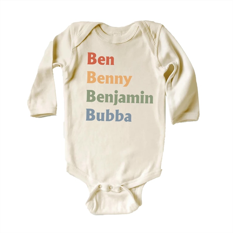 Boy Nickname Baby Sweatshirt, Cute Vintage Baby Clothes