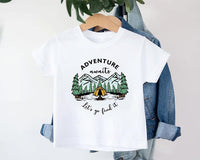 Adventure Awaits Let's Go Find It Baby Sweatshirt, Camping Nature Explore Gift