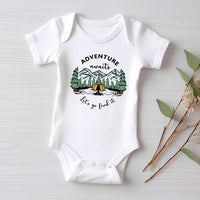 Adventure Awaits Let's Go Find It Baby Sweatshirt, Camping Nature Explore Gift