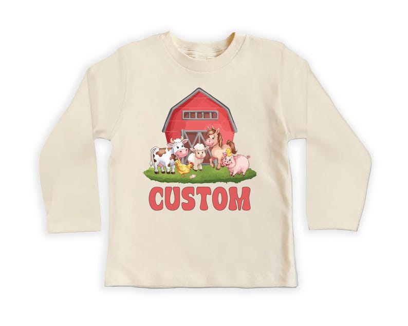 Farm Life Baby Shirt, Custom Farm Name Outfit