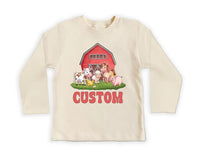 Farm Life Baby Shirt, Custom Farm Name Outfit