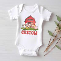 Farm Life Baby Shirt, Custom Farm Name Outfit