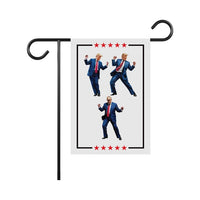 Trump Dance Garden Flag, 12x18 Inch Double Sided, Funny Trump Dancing Lawn Flag, 45 47 President Donald Trump Flag, Trump Won Flag