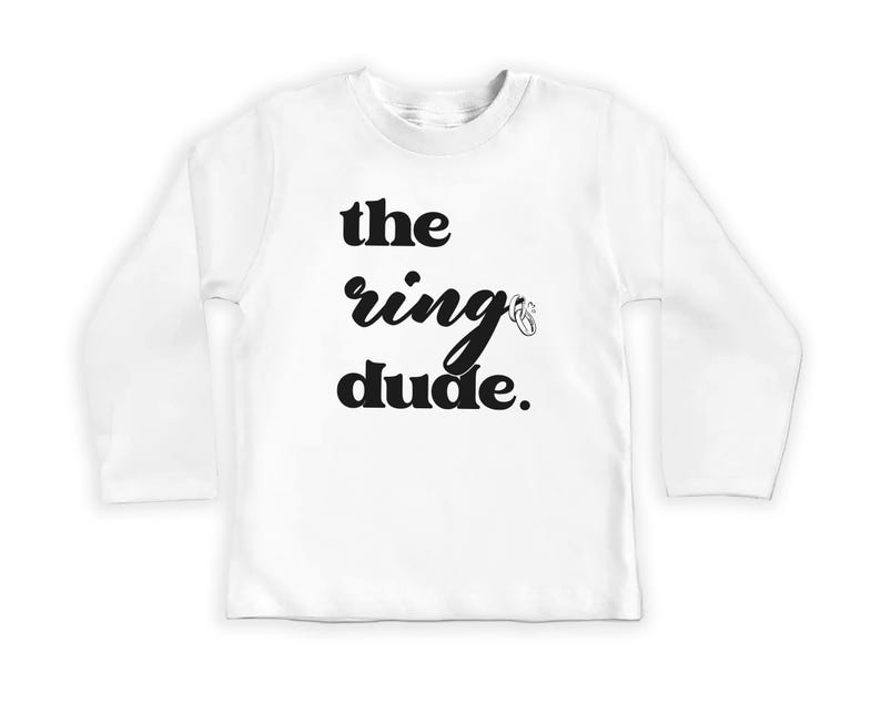 The Ring Dude Baby Shirt, Bridal Party Outfit