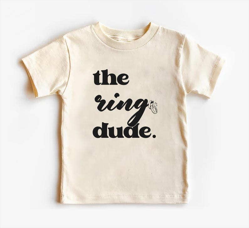 The Ring Dude Baby Shirt, Bridal Party Outfit