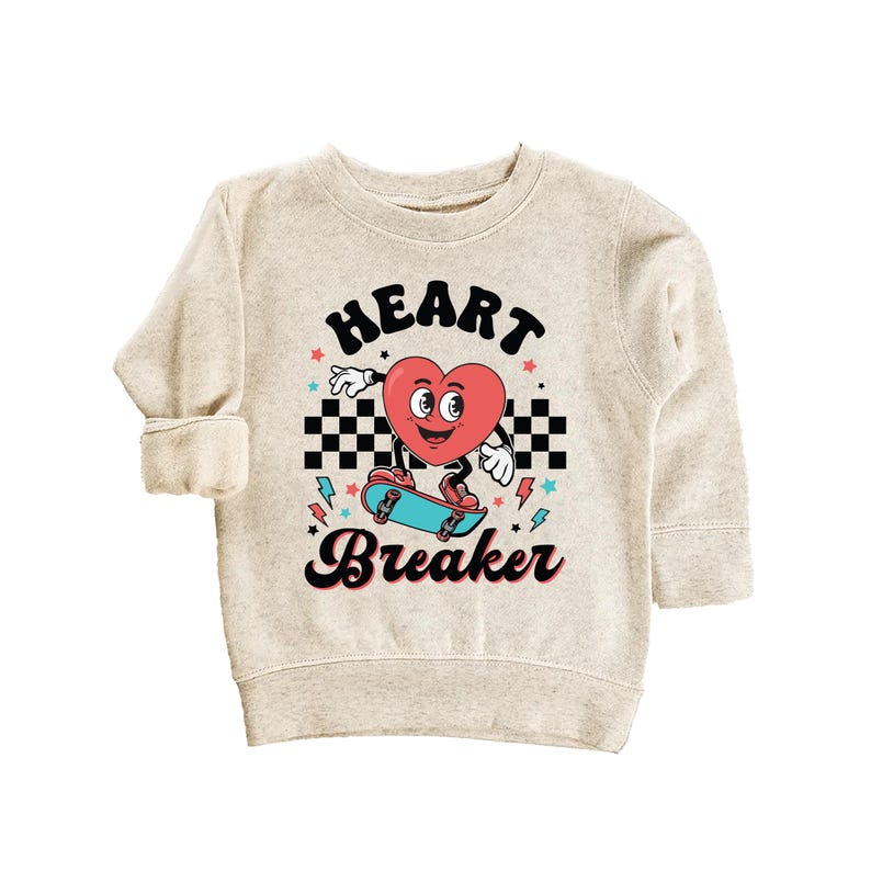 Heart Breaker Valentine Baby Bodysuit, Boys Valentine’s Day Outfit