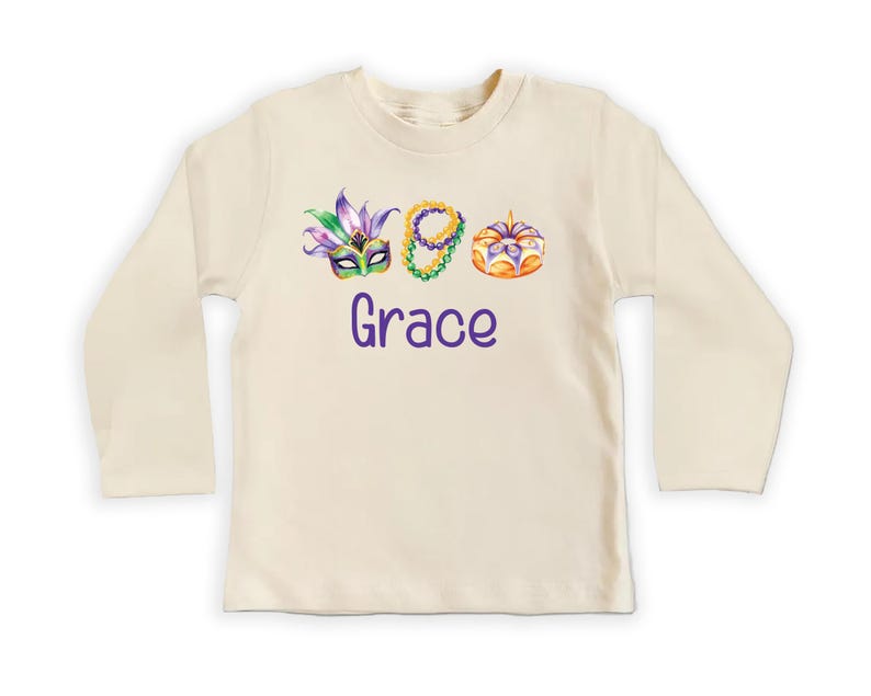 Mardi Gras Baby Shirt, Adorable Mardi Gras Parade Outfit for Boys and Girls