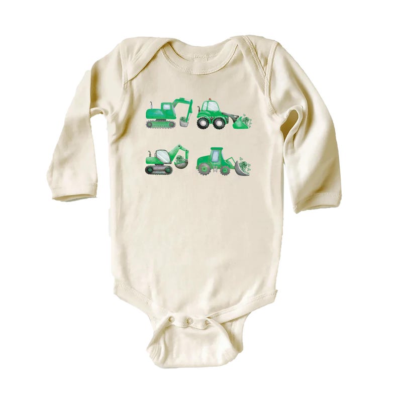 St. Patrick's Day Truck Baby Shirt, First St. Patrick's Day Gift