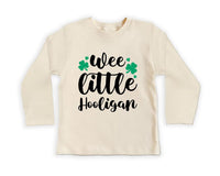 Wee Little Hooligan Baby Bodysuit, Adorable Irish Outfit for Kids and Toddlers