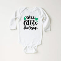 Wee Little Hooligan Baby Shirt, Adorable Irish Outfit for Kids and Toddlers