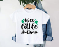 Wee Little Hooligan Baby Shirt, Adorable Irish Outfit for Kids and Toddlers