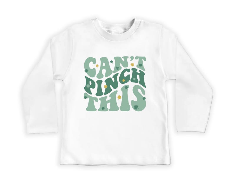 Can't Pinch This Baby Shirt, Cute St. Paddy's Day Kids Outfit