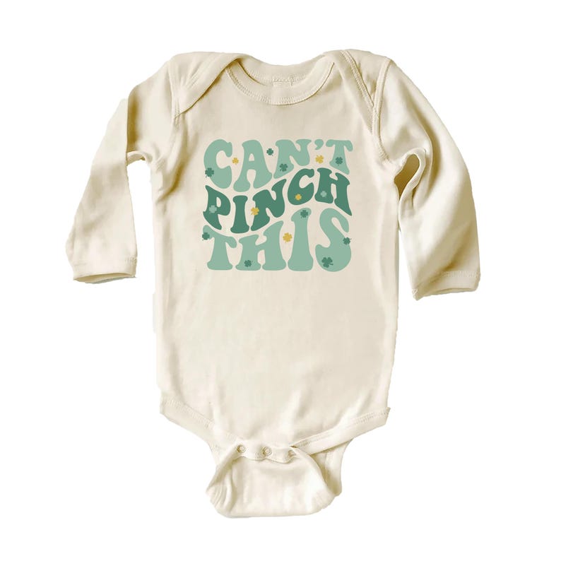 Can't Pinch This Baby Bodysuit, Cute St. Paddy's Day Kids Outfit