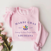 Mardi Gras Sweatshirt, Mardi Gras Party Gift