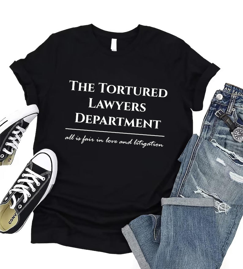 Tortured Lawyers Department Short Sleeve T-Shirt