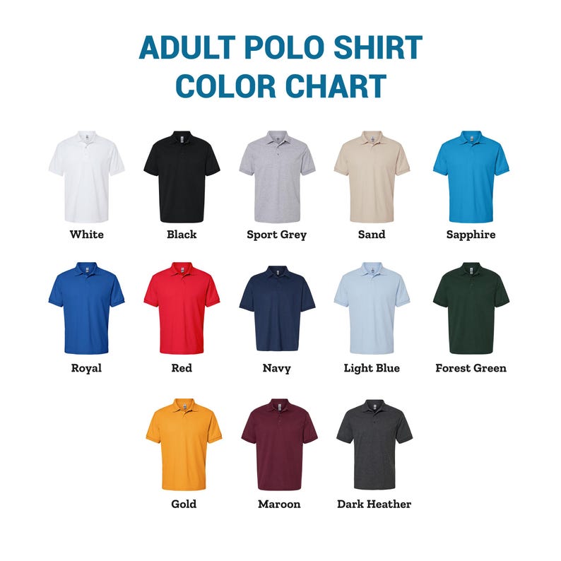 Custom Polo Shirt for Men and Women - Personalized Polo Shirts for Business, Casual Wear, Sports Teams, Work Uniforms, and Unisex Apparel(Adult)