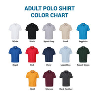 Custom Polo Shirt for Men and Women - Personalized Polo Shirts for Business, Casual Wear, Sports Teams, Work Uniforms, and Unisex Apparel(Adult)