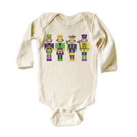 Nutcracker Mardi Gras Baby Shirt, Adorable Mardi Gras Kids Outfit Celebrations