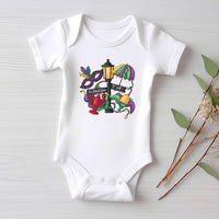 It's Mardi Gras Y'all Baby Shirt, Festive Mardi Gras Kids Outfit