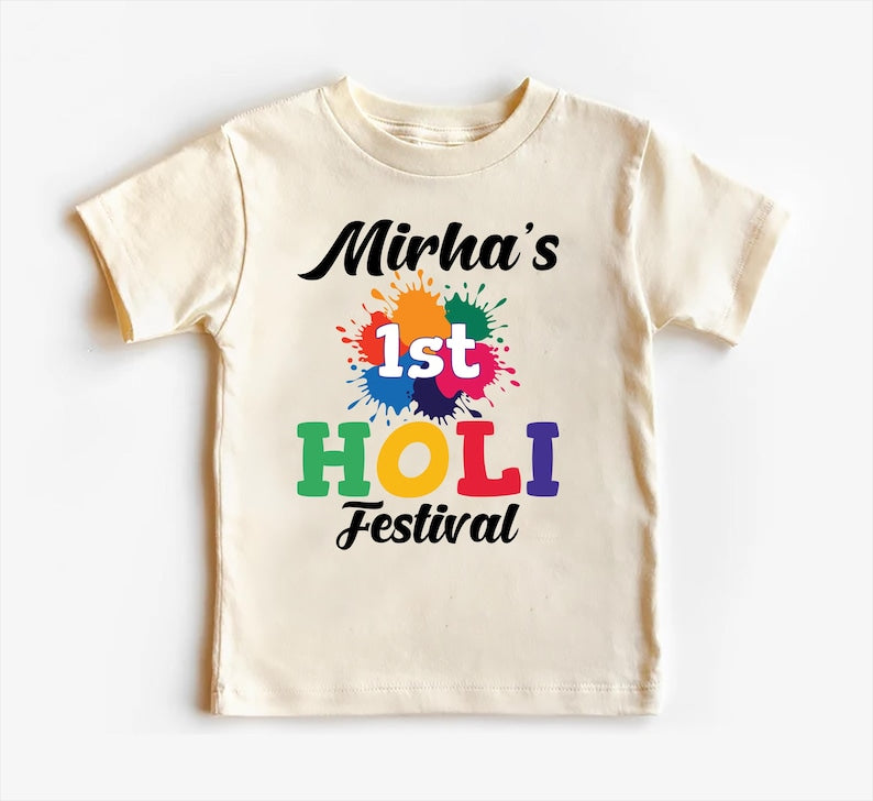 My 1st Holi Baby Sweatshirt, Holi Hai Festival Outfit