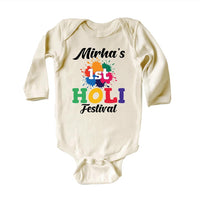 My 1st Holi Baby Sweatshirt, Holi Hai Festival Outfit