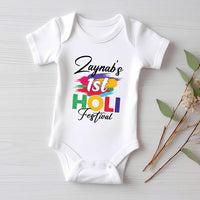 My 1st Holi Baby Sweatshirt, Holi Hai Festival Outfit