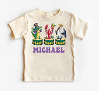 Personalized Mardi Gras Baby Bodysuit, Adorable Mardi Gras Parade Outfit