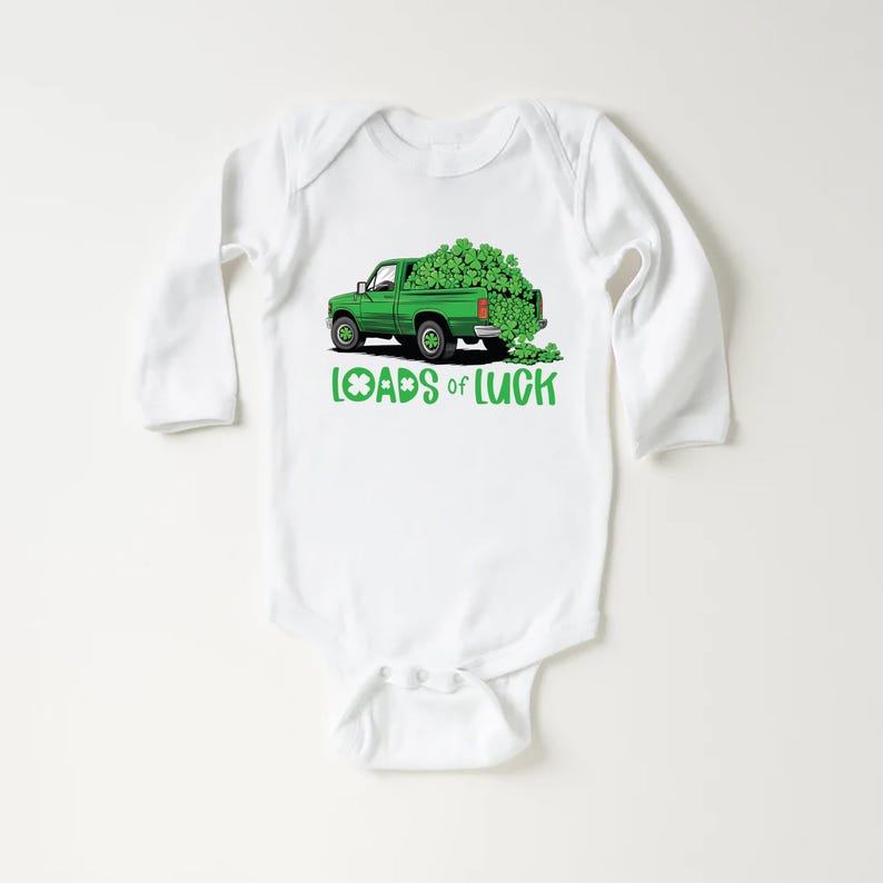 Loads of Luck Baby Sweatshirt, Irish Holiday Gift