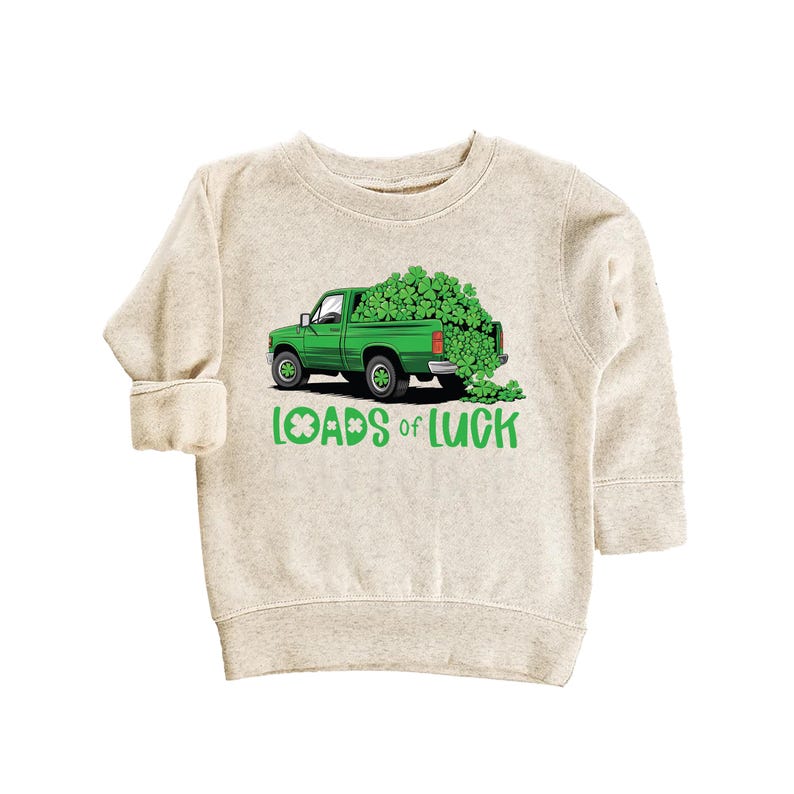 Loads of Luck Baby Sweatshirt, Irish Holiday Gift