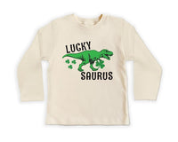 Lucky Saurus St. Patrick's Day Baby Shirt, Saint Patrick’s Day Gift