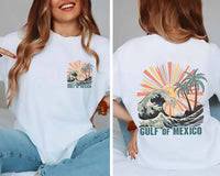 Gulf of Mexico Short Sleeve T-Shirt, Mexico Gift, Two-Sided