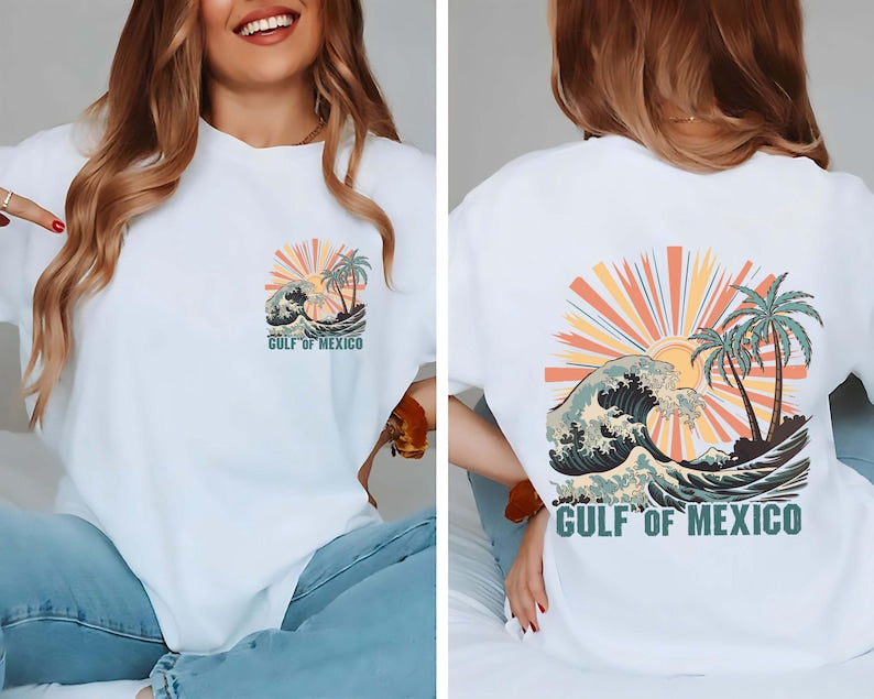 Gulf of Mexico Hoodie, Mexico Gift, Two-Sided