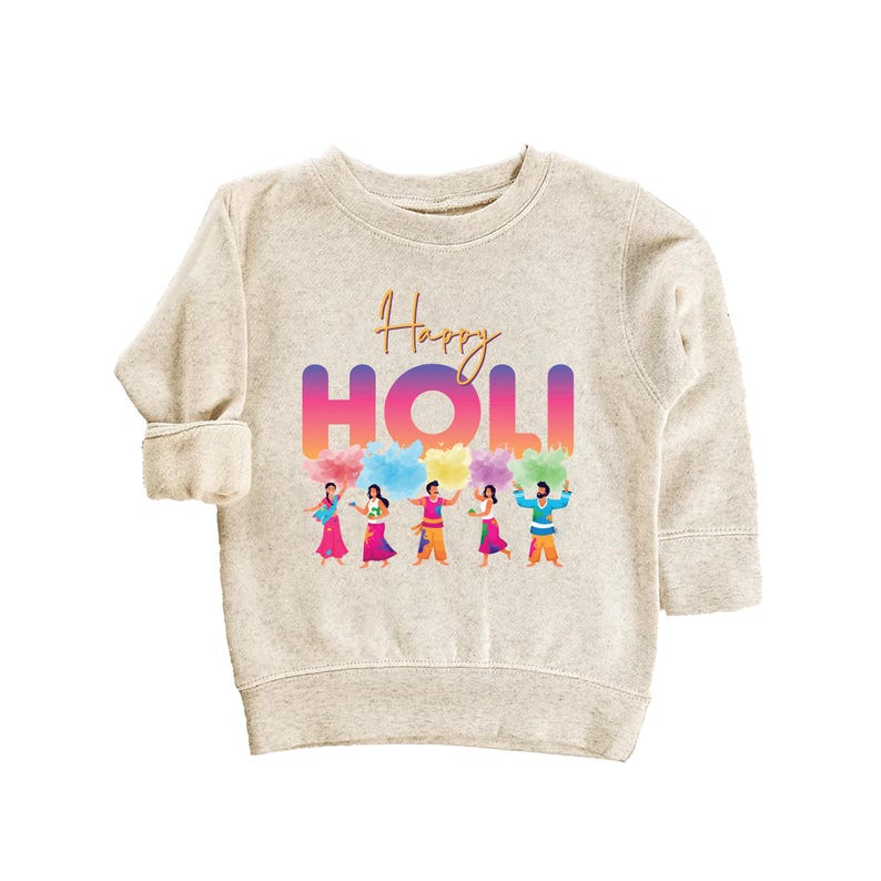 Holi Hai Baby Sweatshirt, Happy Holi Indian Festival Gift