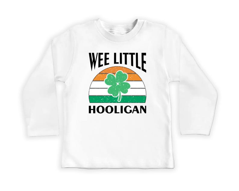 Wee Little Hooligan St. Patrick's Day Baby Sweatshirt