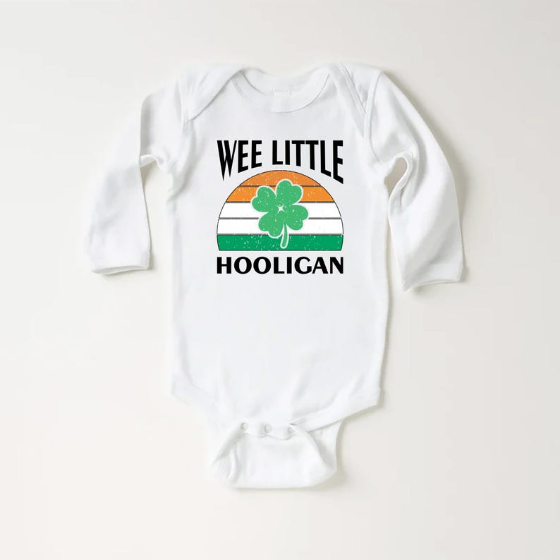 Wee Little Hooligan St. Patrick's Day Baby Sweatshirt