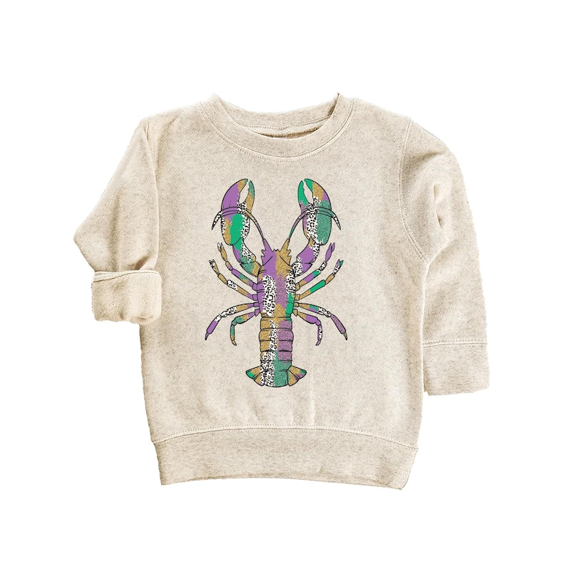 Mardi Gras Crawfish Sweatshirt, Mardi Gras Festival Gift